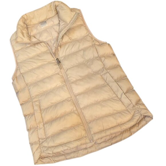LNWOT 32 DEGREES Beige Lightweight Puffer Vest sz S - Picture 3 of 8